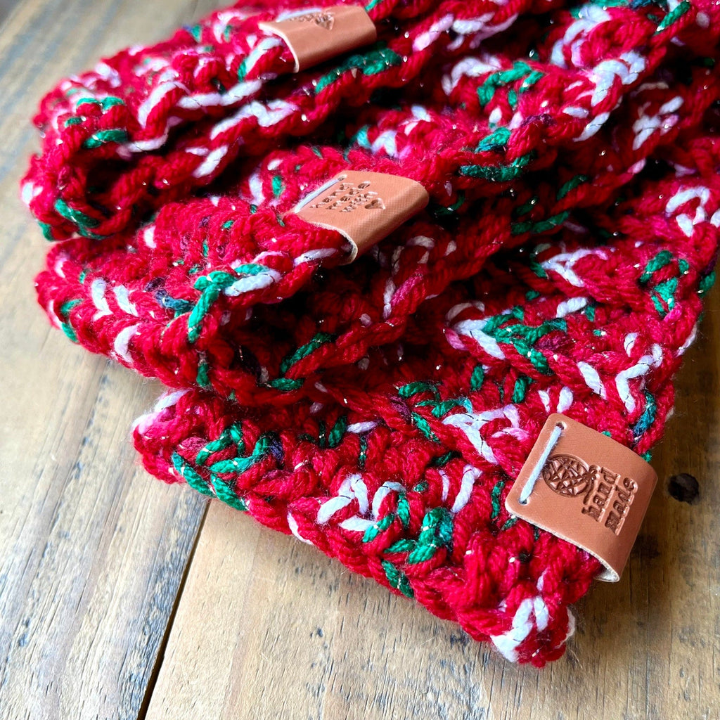 Christmas Headband for Women, Warm Crocheted Headbands