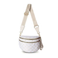 Frankie Oversize Double Zip Print Crescent Sling-5