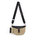 Valentina Mixed Media Straw Sling Crossbody Bag-5
