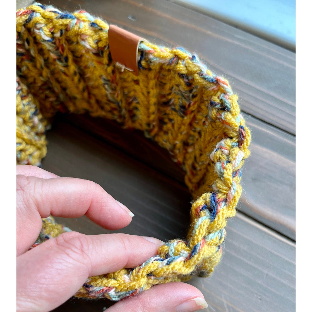 Super Soft Mustard Golden Yellow Headband or Ear Warmers for Women