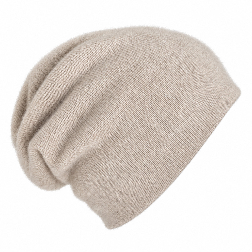 Mushroom Reversible Cashmere Beanie-1