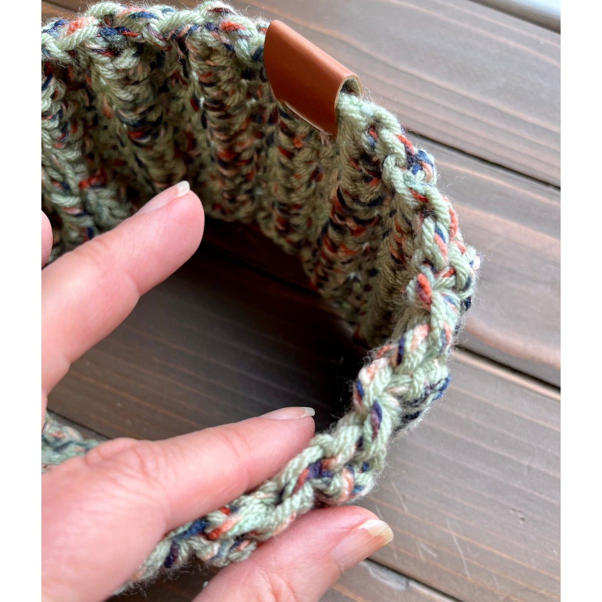 Soft Sage Green Chunky Headband or Ear Warmers for Women