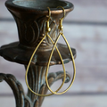 Gold Teardrop Earrings