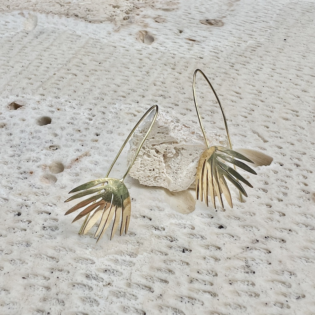 Palm Pull Threader Earrings-1