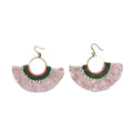Tassel Fan Earrings-2